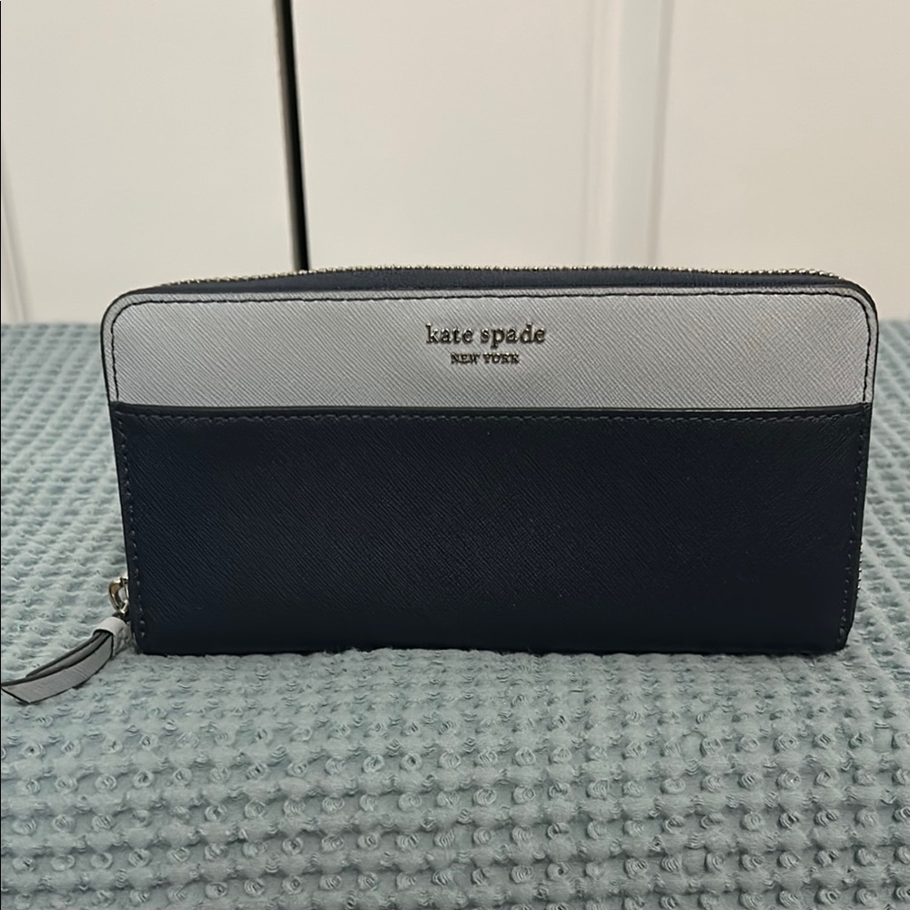 Kate Spade Men's Black and Gray Wallet